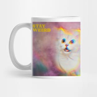 Stat weird cat Mug